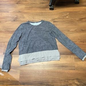 Lululemon long sleeve shirt with ruffle hem